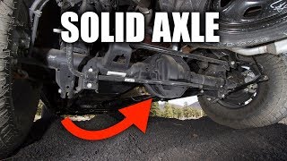 Solid Axle Suspension  How Truck Suspensions Work [upl. by Burn]