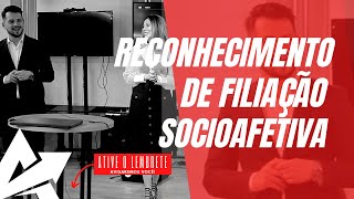 DIREITO DE FAMÍLIA Reconhecimento de filiação socioafetiva [upl. by Aissat]