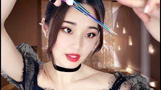 ASMR Relaxing Hair Salon  Haircut  Shampoo  Styling [upl. by Nerred196]