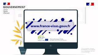 France Visas  Create your account on FranceVisas [upl. by Nolubez]