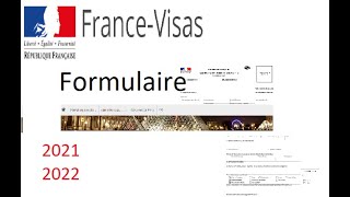 Formulaire France visa [upl. by Anirtak]