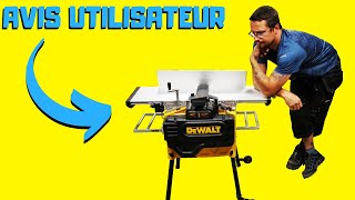 PRÉSENTATION ET TEST raboteuse dégauchisseuse DEWALT D27300 QS [upl. by Yendyc217]