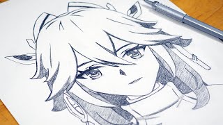 Anime Drawing  How to Draw Yae Miko  Genshin Impact [upl. by Moon]