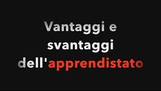 Vantaggi e svantaggi dellapprendistato [upl. by Eynahpets415]