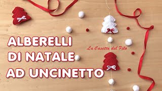 Tutorial alberelli di Natale alluncinetto 🎄 [upl. by Dorcia507]