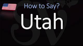 How to Pronounce Utah CORRECTLY [upl. by Eelano]