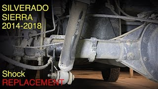 Silverado Sierra Rear Shock Replacement 20142018 [upl. by Aer12]