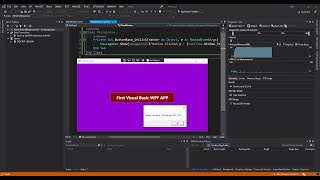 Visual Basic WPF in Visual Studio  VBNet Desktop Application [upl. by Nanahs]