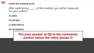 11 Plus Test Questions  Verbal Reasoning 11 TEST [upl. by Dnalhsa]