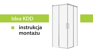 Montaż kabiny prysznicowej  Radaway Idea KDD [upl. by Llewellyn]