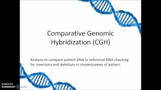 Comparative Genomic Hybridization CGH [upl. by Merralee]