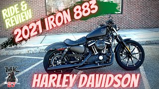 2021 Harley Davidson iron 883 ride and review [upl. by Reynolds992]