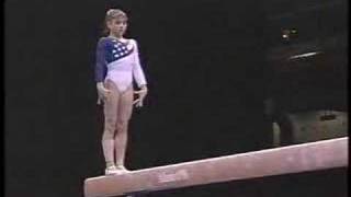 Dominique Moceanu  1996 Olympics Team Optionals  Balance Beam [upl. by Namialus]