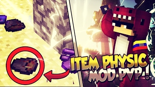 ITEM PHYSICS MOD MINECRAFT 17 y 18 REVIEW  INSTALACION [upl. by Geehan865]