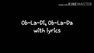 ObLaDi ObLaDa with lyrics reggae [upl. by Gnoz]