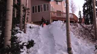 Sledding Fails Utah Cabin Trip [upl. by Eelyak]