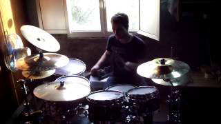 In Flames  Leeches Drum Cover by juntermachine [upl. by Nylrebmik451]