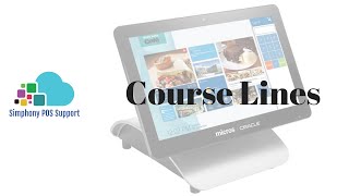 Course Lines  Oracle Micros Simphony POS Training and Support [upl. by Ahsinert830]