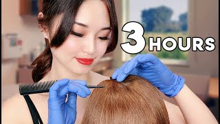 ASMR Sleep Recovery  3 Hours of Hair Treatments [upl. by Gillie763]