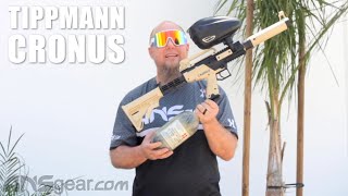 Tippmann Cronus Paintball Marker  Shooting Video [upl. by Llezo]