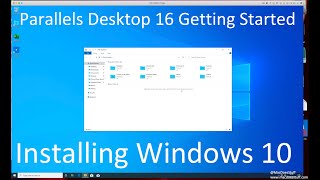 Tutorial  Getting Started with Parallels Desktop 16 and Windows 10 [upl. by Yroffej]