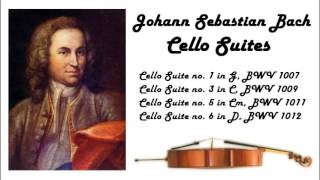 Johann Sebastian Bach  Cello suites in 432 Hz great for reading or studying [upl. by Akeyla808]