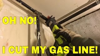 Tying into gas pipe [upl. by Shayn]