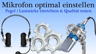 HOWTO Mikrofon Pegel richtig  optimal einstellen  Tutorial HD [upl. by Adnoral]