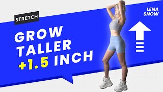 Best Stretches to GROW TALLER  10 Min Workout to Increase Height amp Fix Hunchback at Home [upl. by Asereht]