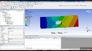 ANSYS Workbench Tutorial  Introduction to Static Structural [upl. by Urian]