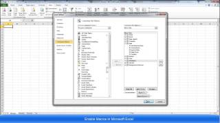 Enabling Macros in Excel [upl. by Archy]