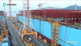 Maersk  Building the TripleE Timelapse [upl. by Nnitsuj]