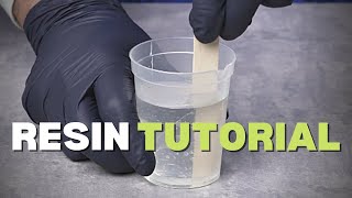 How to use Epoxy Resin For Beginners Resin Tutorial  RESIN ART [upl. by Llezo]