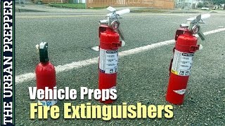 Fire Extinguishers Types Mounting amp Demo Vehicle Preps [upl. by Ynatil]