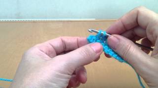 UK Treble Crochet Stitch [upl. by Allenod]