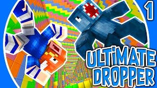 THE RAGE BEGINS  ULTIMATE DROPPER MINECRAFT MAP 1 [upl. by Lothair312]