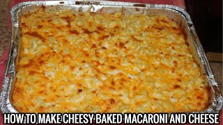 THE EASIEST AND CHEESIEST MACARONI AND CHEESE RECIPE [upl. by Janella]