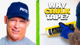 WHY Caulk Your Tape Painting Perfect Lines From A to Z [upl. by Attenehs]