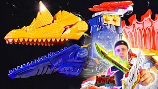 Power Rangers Dino Fury Zords Ryusoulger Megazord Combinations [upl. by Mis]