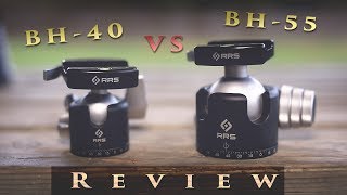 Really Right Stuff BH55 VS BH40  Ballhead review [upl. by Verneuil]