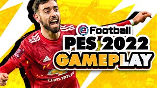 eFootball PES 2022 Gameplay  Manchester United vs FC Barcelona Online Beta First Look [upl. by Stempson143]