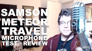 Samson Meteor USB Microphone Review  Test [upl. by Cychosz932]