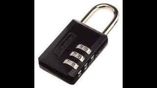 how to crack a Master Resettable Combination Lock [upl. by Walling548]