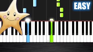 Twinkle Twinkle Little Star  EASY Piano Tutorial by PlutaX  Synthesia [upl. by Auod]