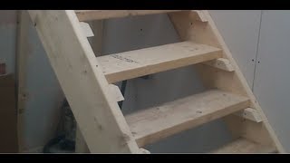 How to build Stairs Easy steps DIY staircase [upl. by Areit]