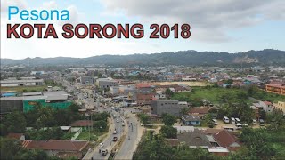 Video Drone Kota Sorong Papua Barat 2018 Kota Utama Pintu Masuk Surga Wisata Alam Raja Ampat [upl. by Etnelav]